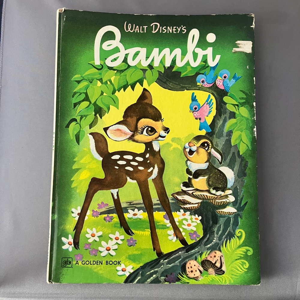 Walt Disney's Bambi, based on the original story by Felix Salten, Hardcover 1976